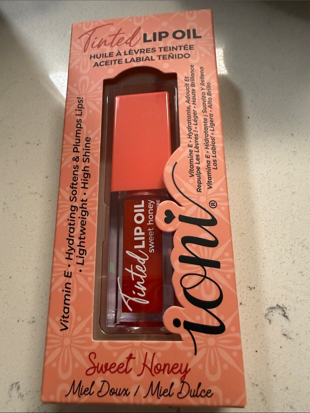 Iconic Tinted Lip Oil - Sweet Honey (Peach Coral) by Iconic